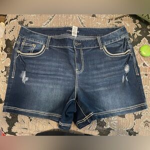 Maurices Indigo Denim Shorts